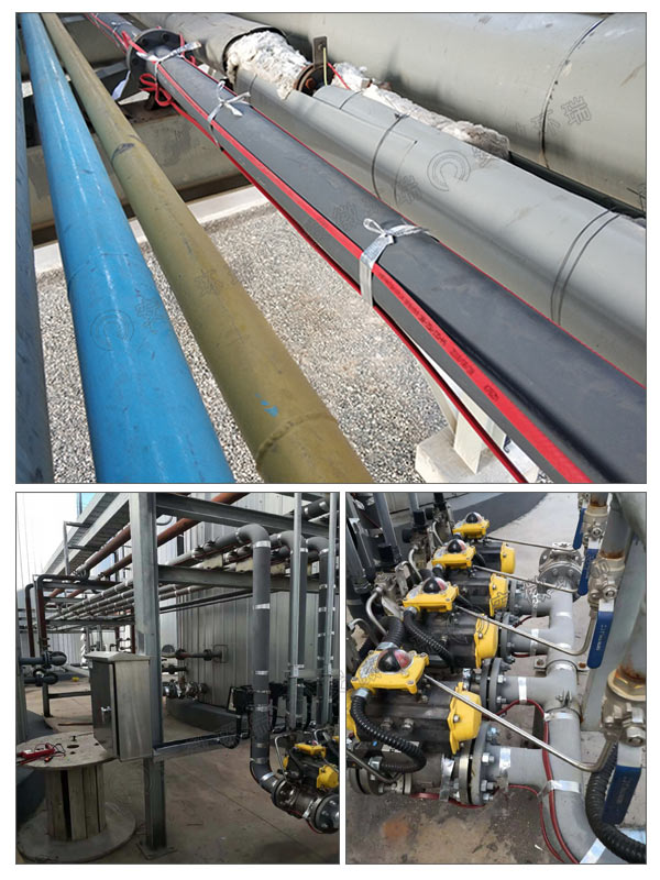 伴熱帶現(xiàn)場安裝實(shí)物圖